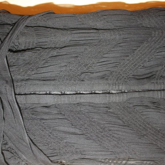 Dolce & Gabbana Black Nylon Evening Dress Sz 42 - Picture 5 of 11